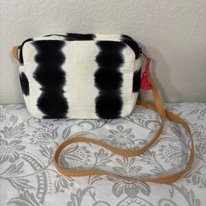 MERCADO GLOBAL Women's Textile Crossbody Bag Purse Sz S Ombre Artisan Crafted